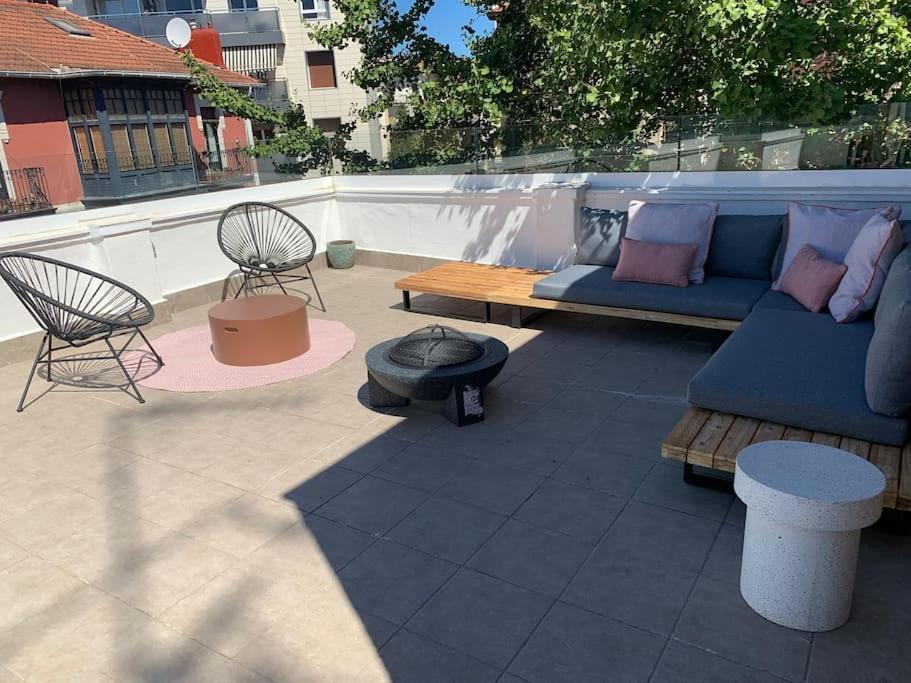 Ático con preciosa terraza en Algorta Apartamento Guecho Exterior foto